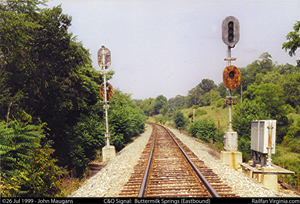 C&O Railway signal: Buttermilk Springs (EB)